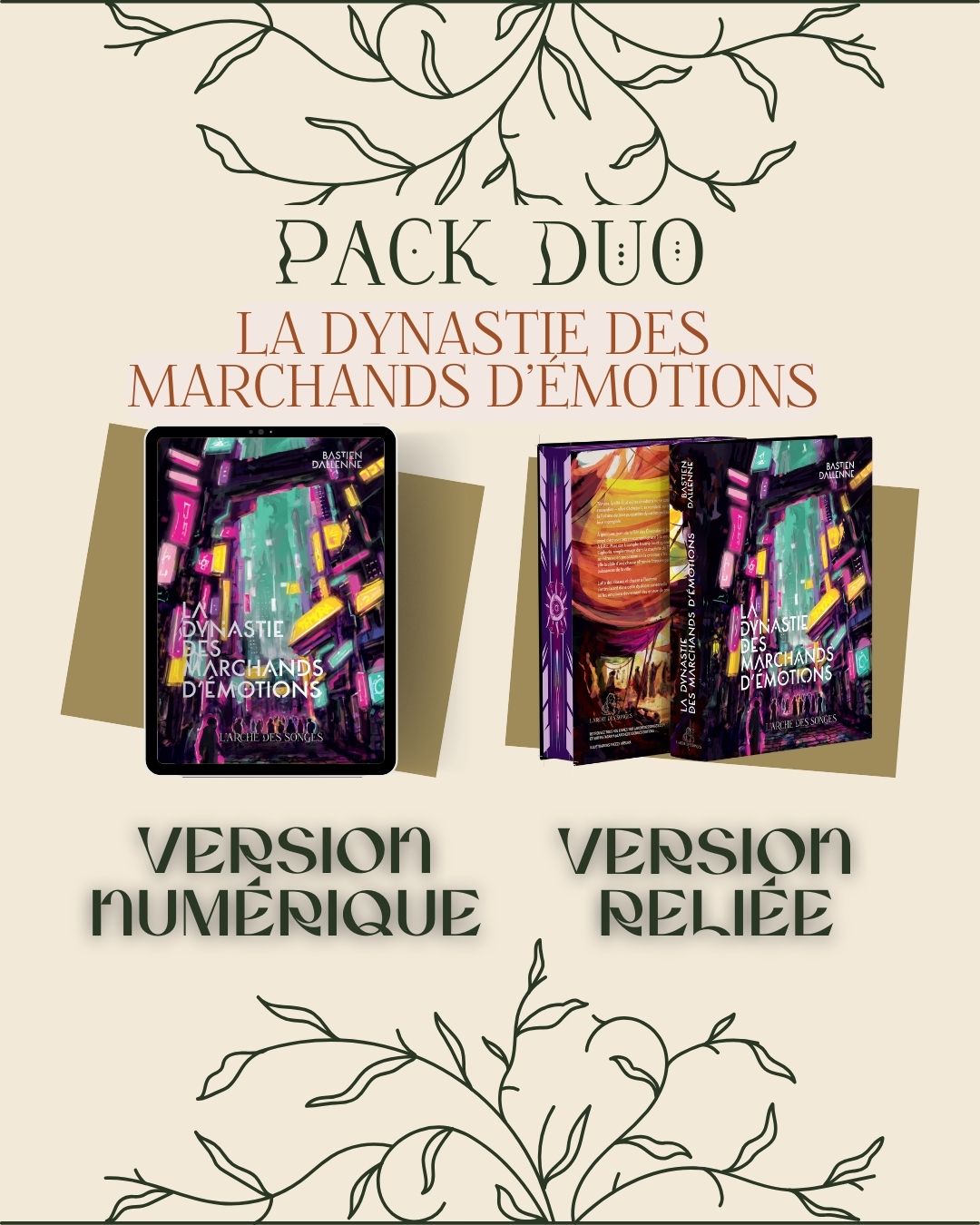 Pack duo La Dynastie des Marchands d'Emotions